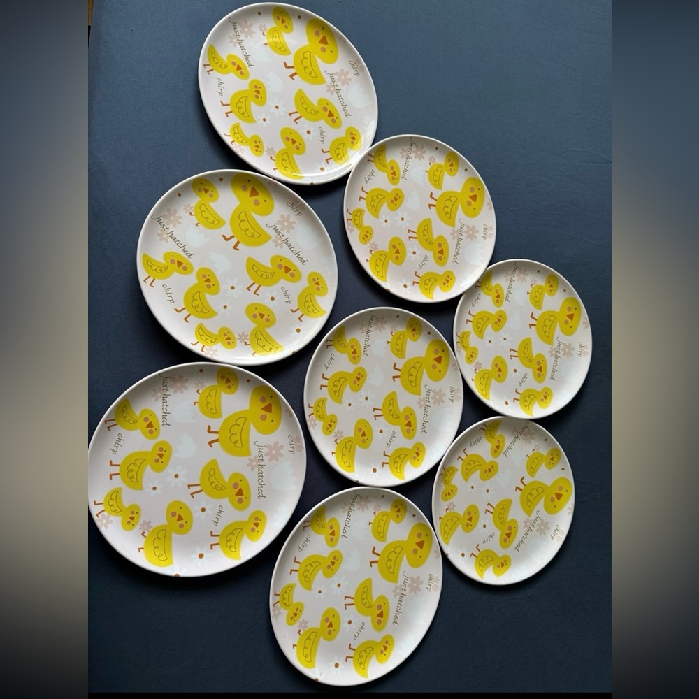 “Hello Spring" plate collection by Pier 1, set of 8
